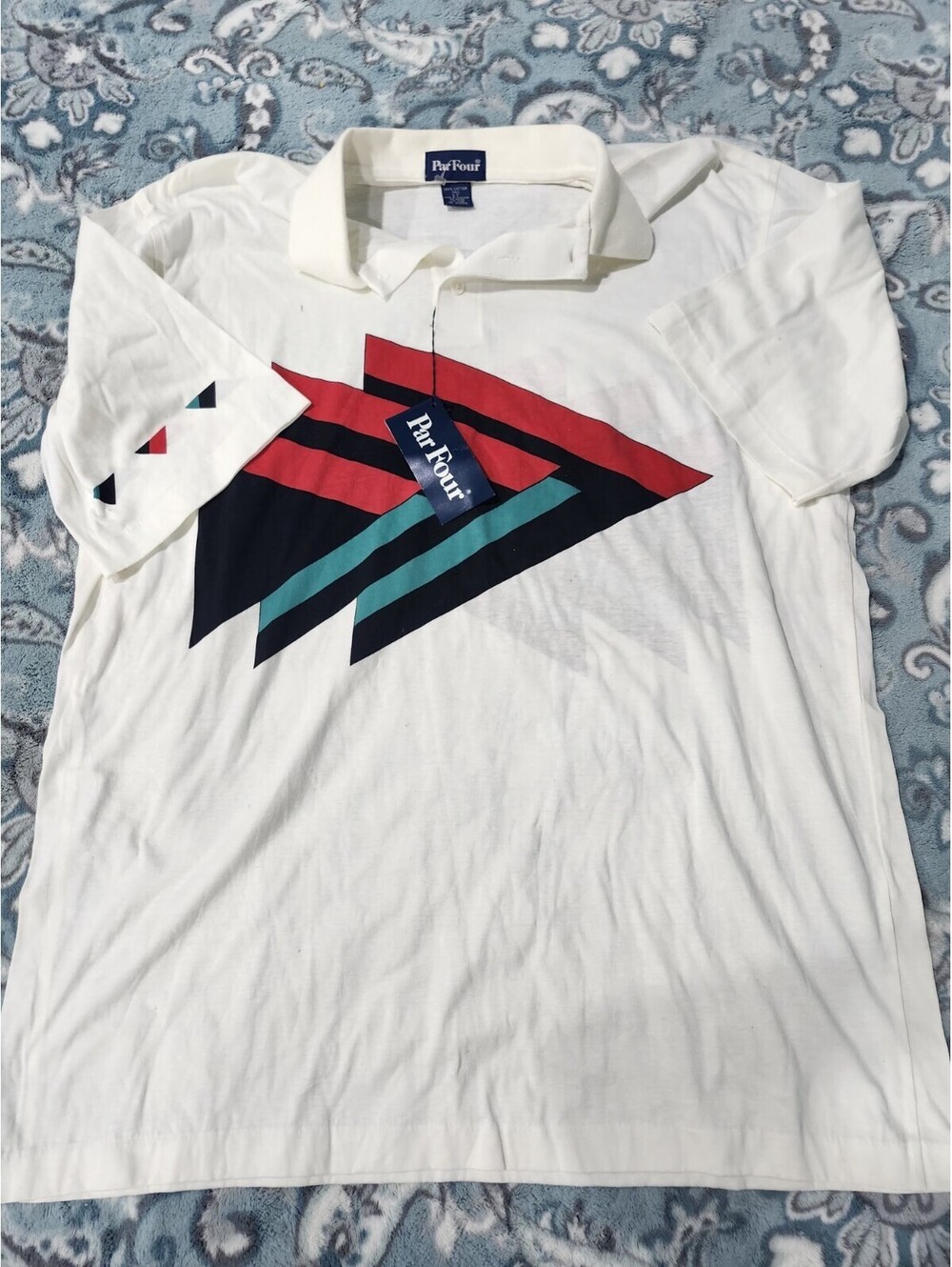 vintage Par Four brand men's polo shirt Golf Size Large Tall